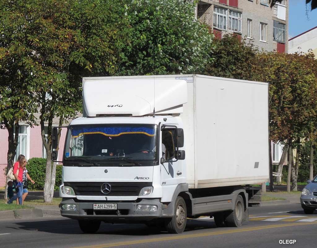 Минская область, № АН 4299-5 — Mercedes-Benz Atego 815