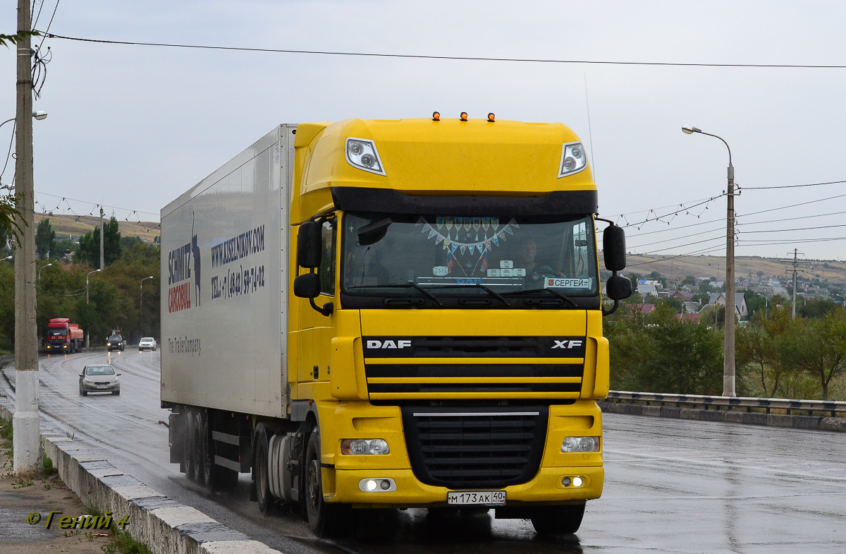 Калужская область, № М 173 АК 40 — DAF XF105 FT