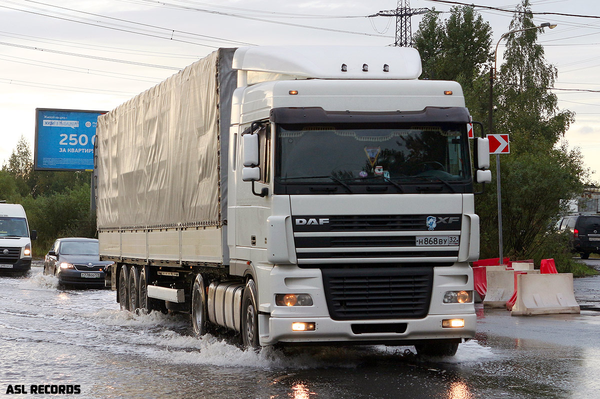 Брянская область, № Н 868 ВУ 32 — DAF XF95 FT