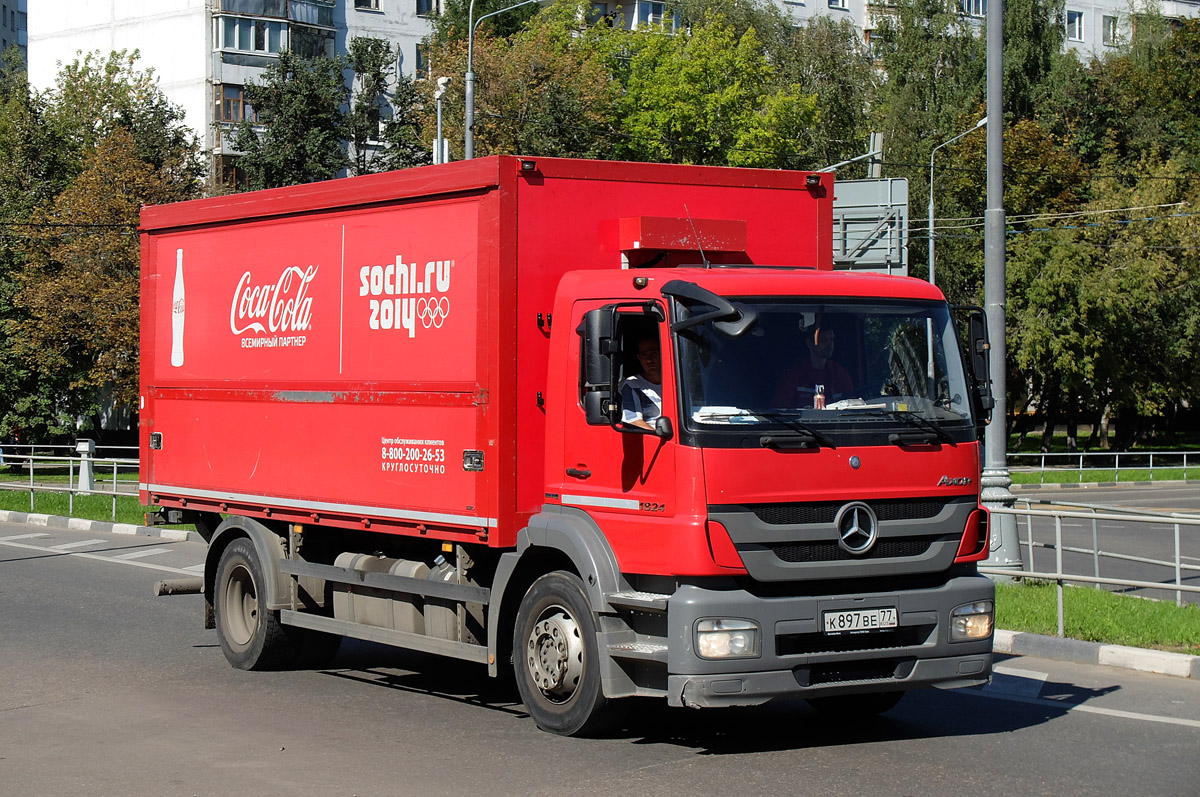 Москва, № К 897 ВЕ 77 — Mercedes-Benz Axor 1824 [Z9M]