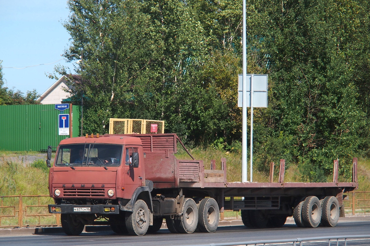 Ханты-Мансийский автоном.округ, № К 837 СМ  86 — КамАЗ-5410