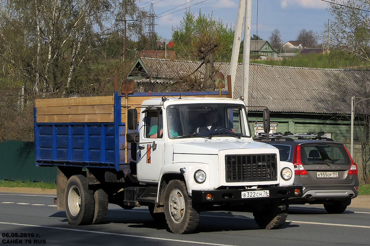 Ярославская область, № В 322 СН 76 — ГАЗ-3309