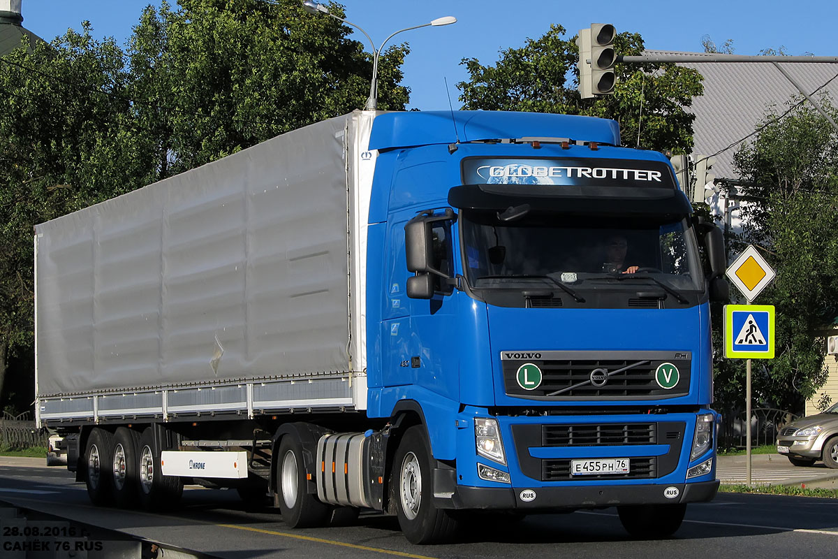 Ярославская область, № Е 455 РН 76 — Volvo ('2008) FH.460