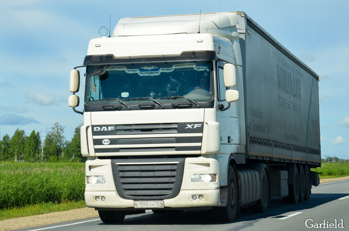 Новосибирская область, № С 198 ХН 154 — DAF XF105 FT