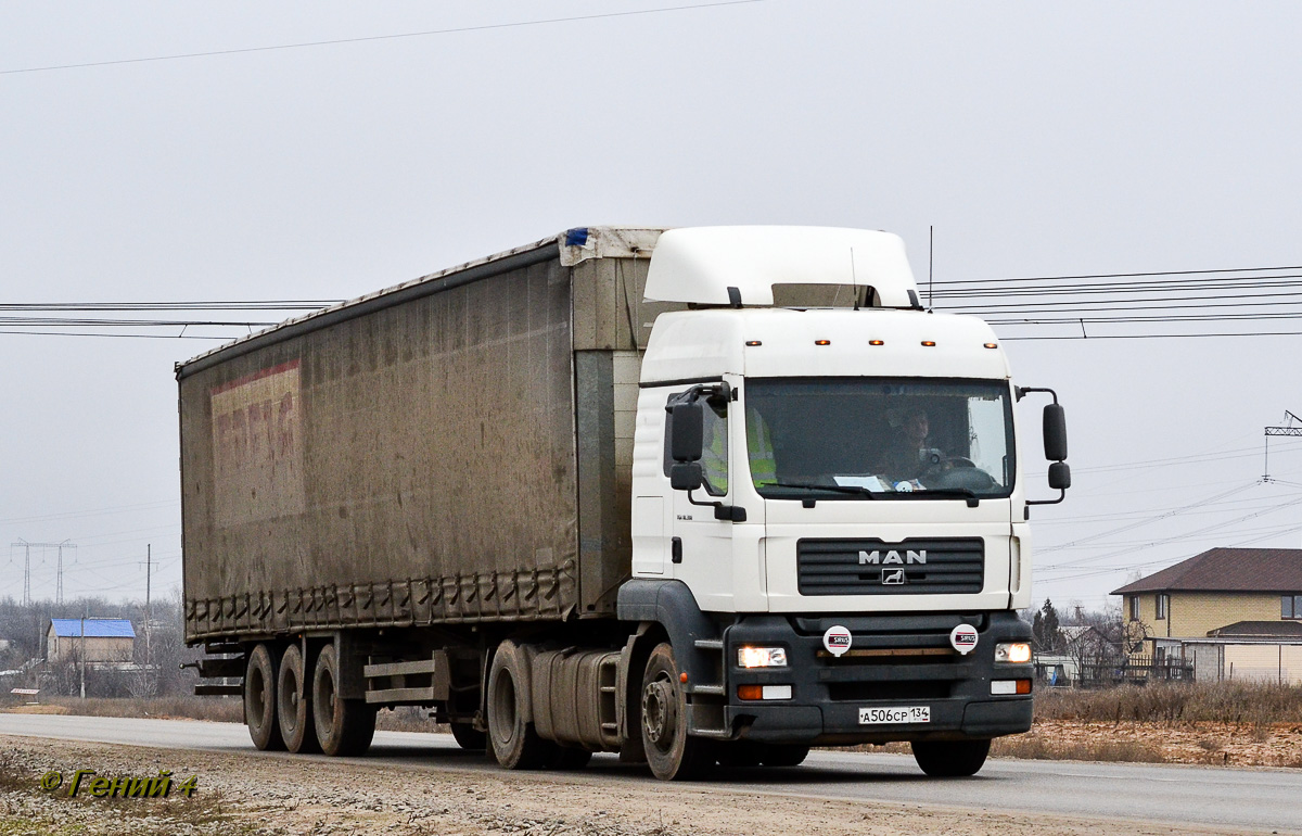 Волгоградская область, № А 506 СР 134 — MAN TGA 18.390