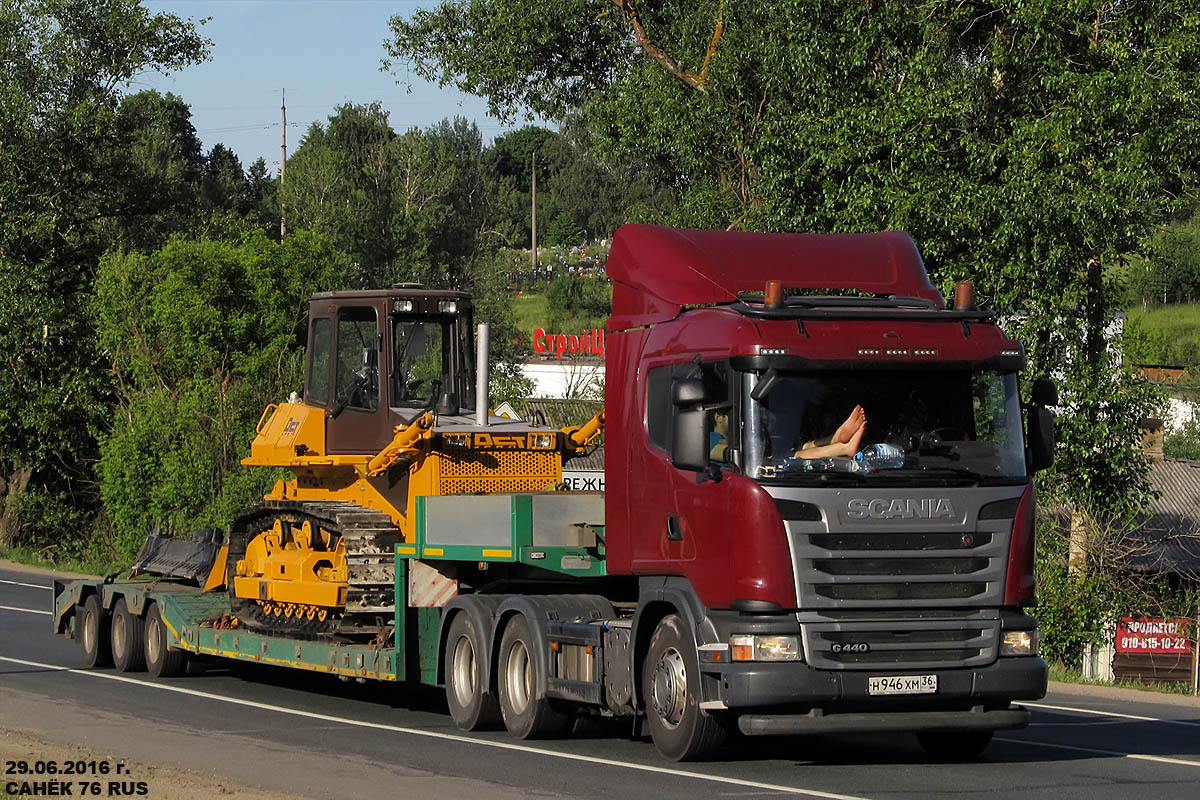 Воронежская область, № Н 946 ХМ 36 — Scania ('2013) G440