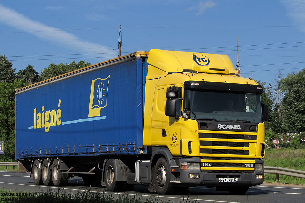 Ивановская область, № Н 249 КУ 37 — Scania ('1996) R114L