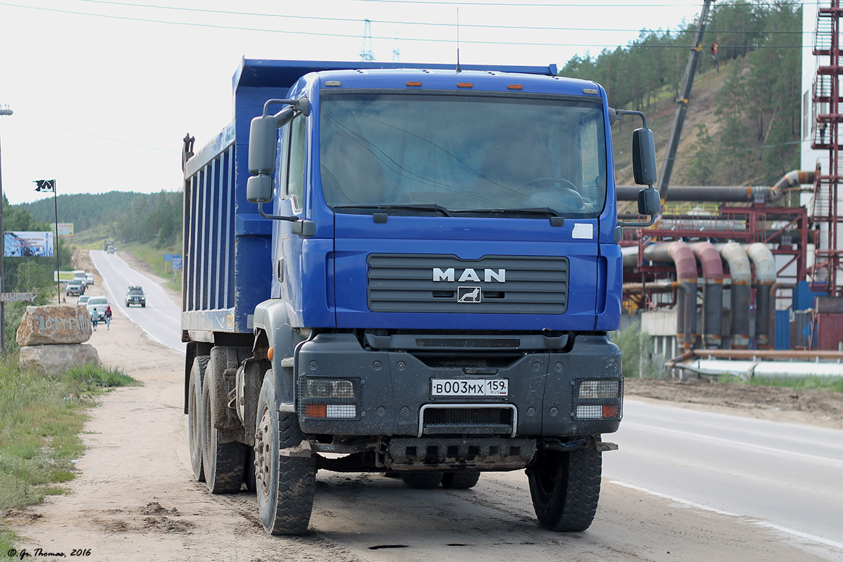 Пермский край, № В 003 МХ 159 — MAN TGA 40.480