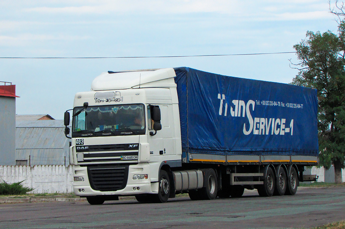 Львовская область, № 463 — DAF XF105 FT