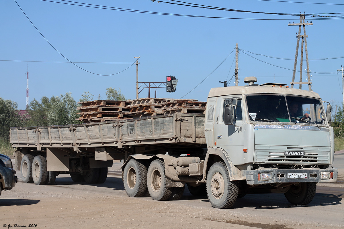 Саха (Якутия), № Р 191 ЕР 14 — КамАЗ-54115 [541150]