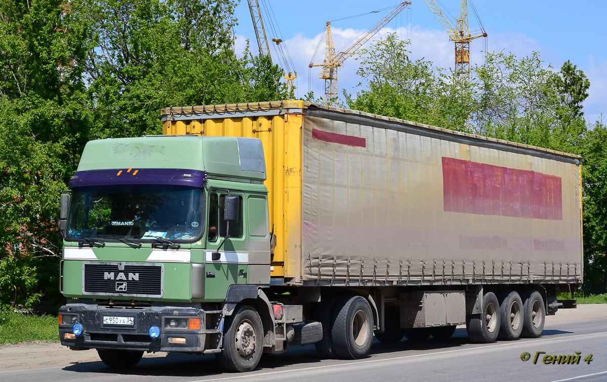 Волгоградская область, № С 950 УА 34 — MAN F2000 19.403