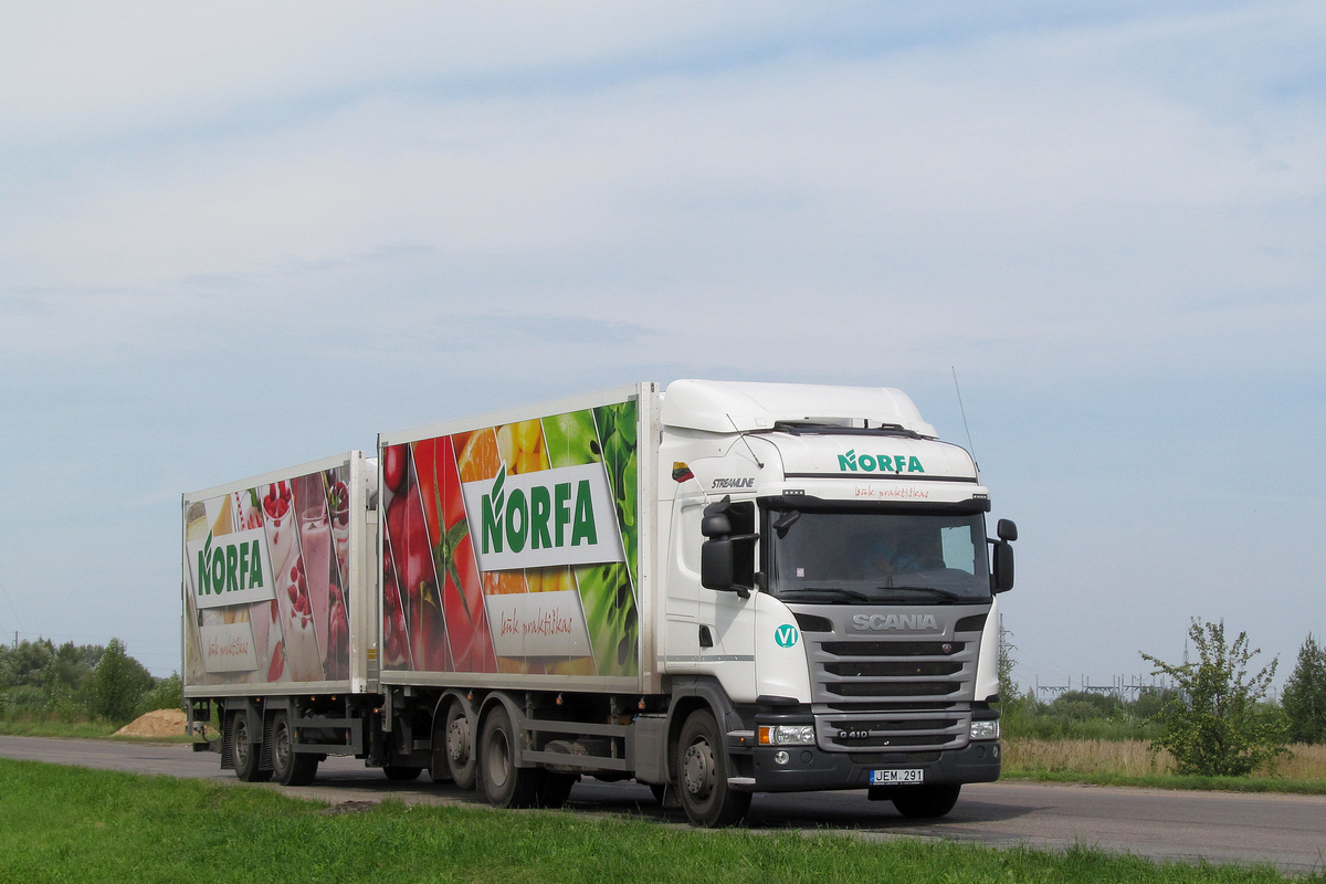 Литва, № JEM 291 — Scania ('2013) G410