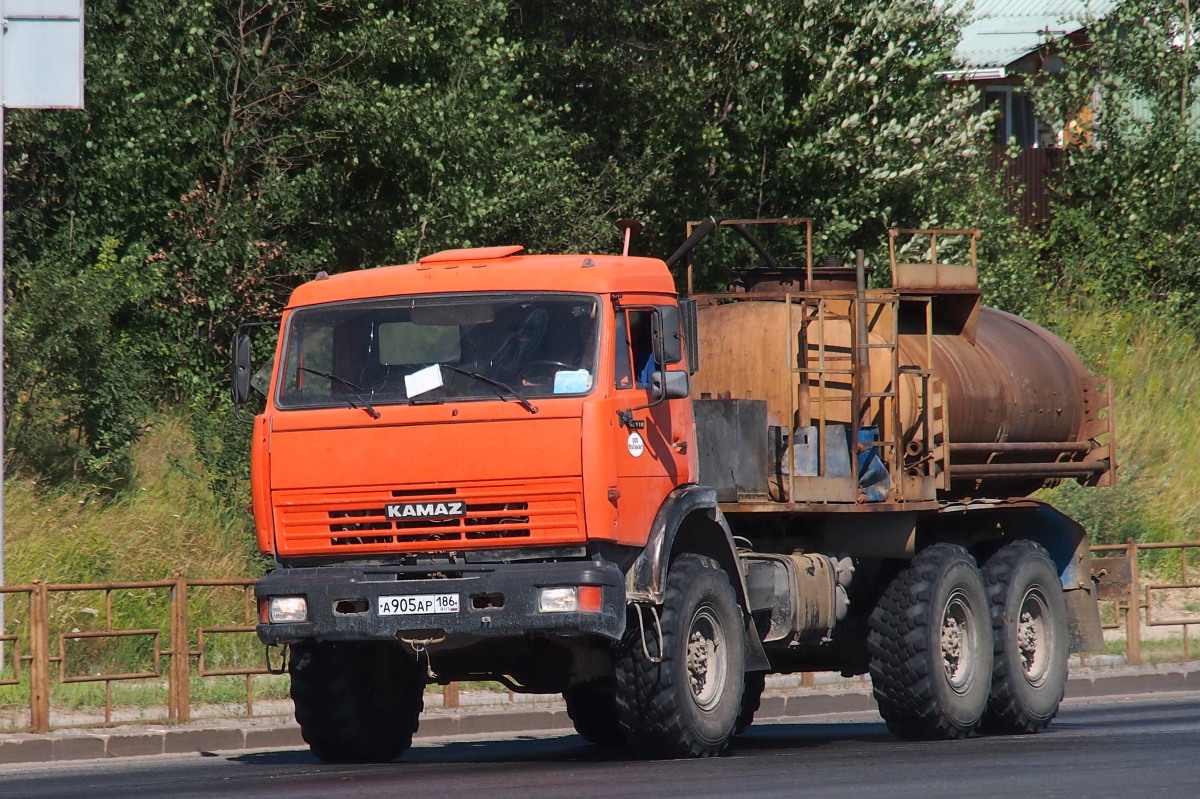 Ханты-Мансийский автоном.округ, № А 905 АР 186 — КамАЗ-43118-15 [43118R]