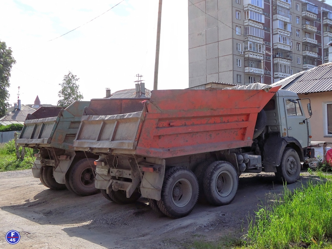 Челябинская область, № А 380 ВХ 174 — КамАЗ-55111-02 [55111C]