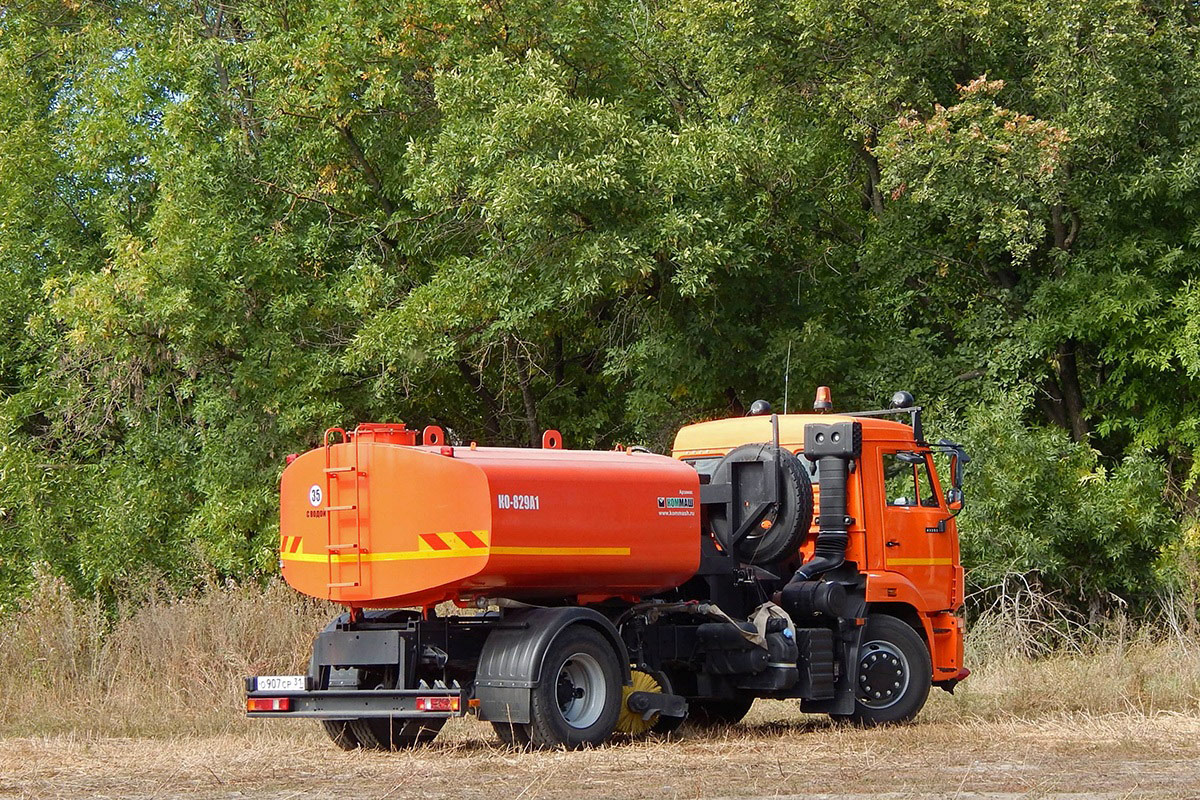 Белгородская область, № О 907 СР 31 — КамАЗ-43253 (общая модель)