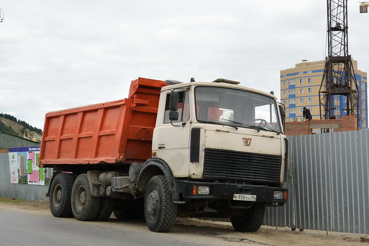 Ханты-Мансийский автоном.округ, № Е 958 ХХ 86 — МАЗ-551605