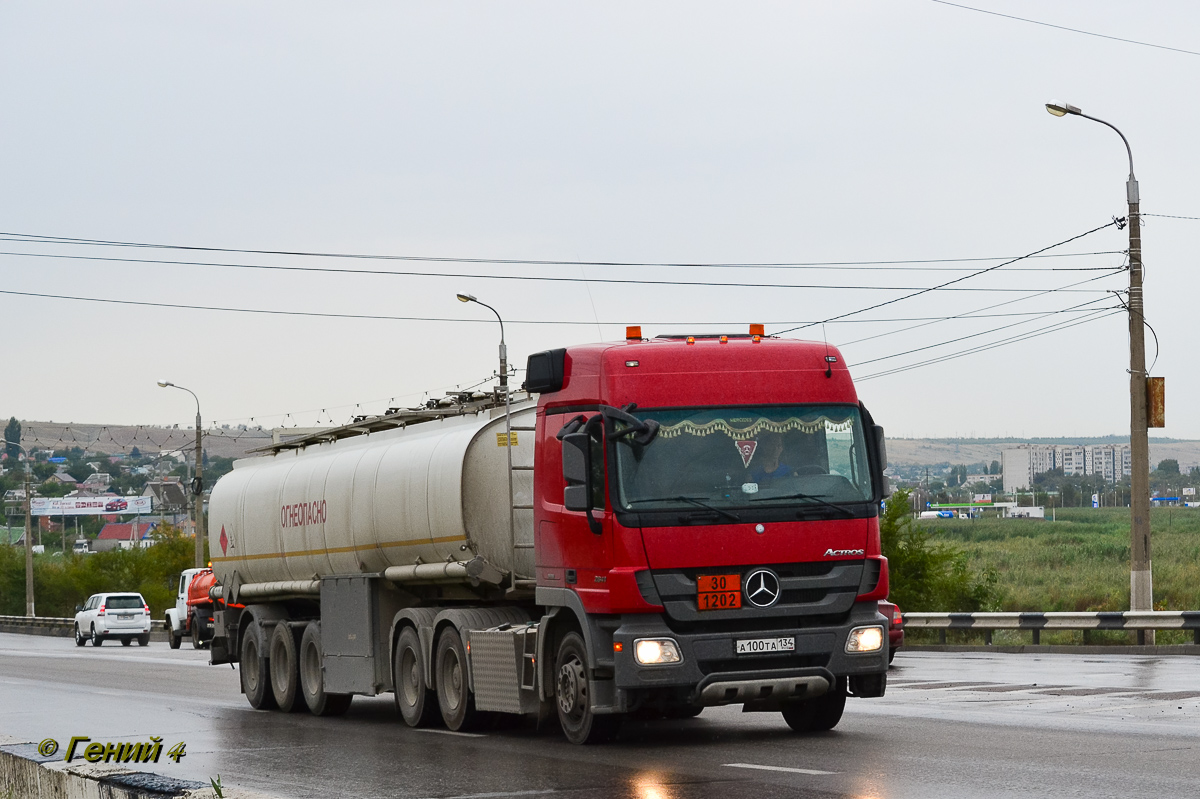 Волгоградская область, № А 100 ТА 134 — Mercedes-Benz Actros '09 2641 [Z9M]