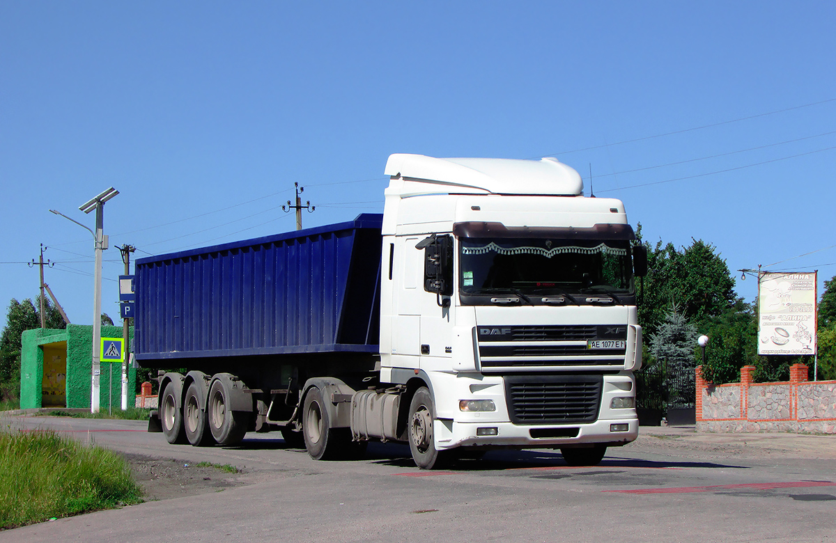 Днепропетровская область, № АЕ 1077 ЕІ — DAF XF95 FT