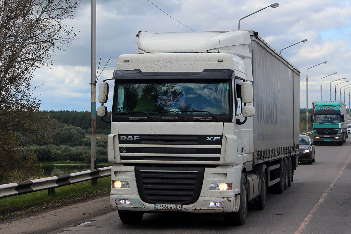 Актюбинская область, № 366 DWA 04 — DAF XF105 FT