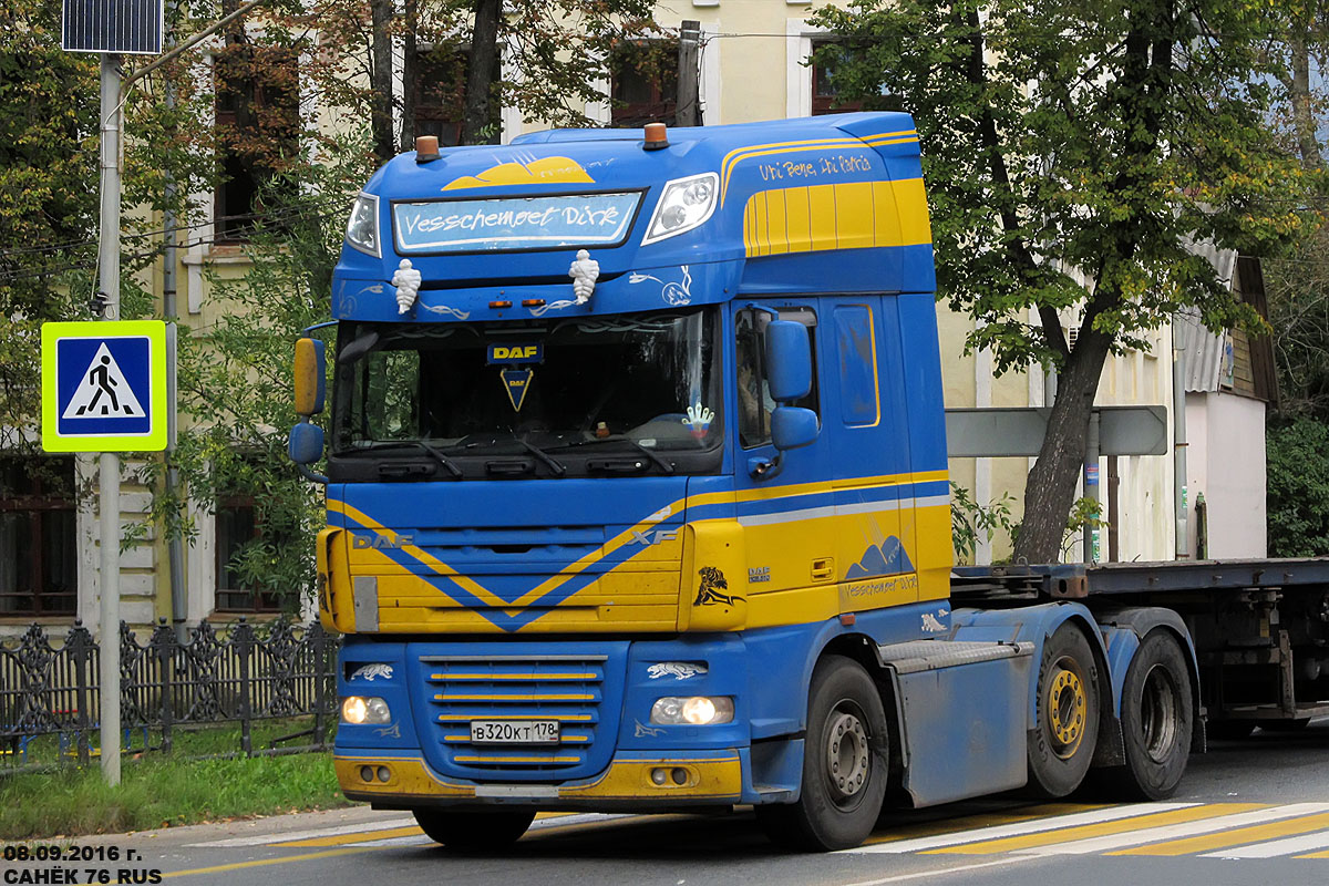 Санкт-Петербург, № В 320 КТ 178 — DAF XF105 FTG