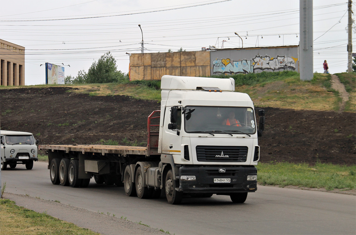 Красноярский край, № Р 148 МР 124 — МАЗ-6430B9