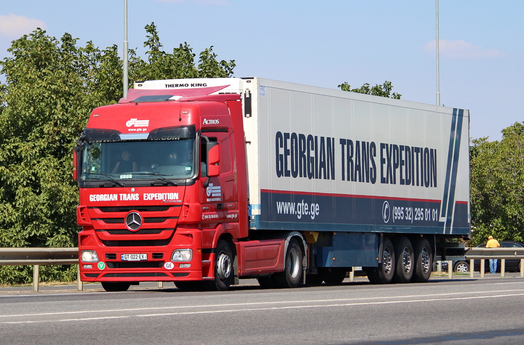 Грузия, № GT-022-EX — Mercedes-Benz Actros ('2009) 1844