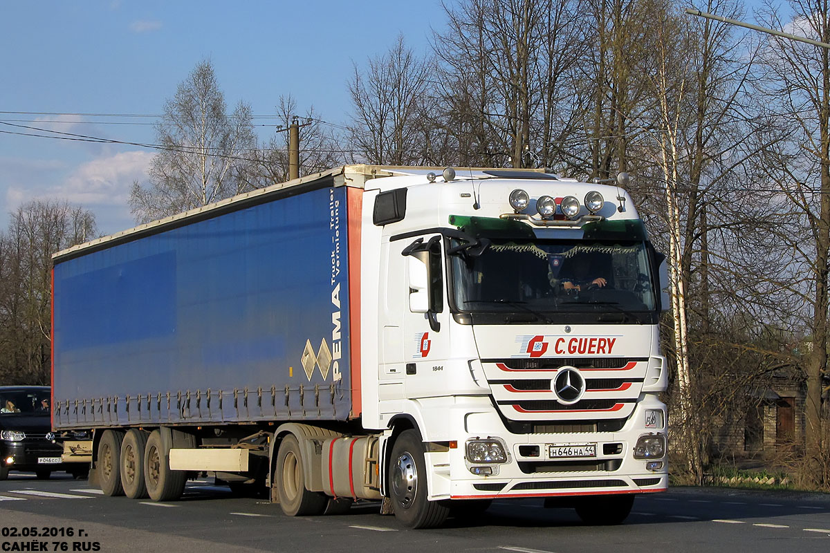 Костромская область, № Н 646 НА 44 — Mercedes-Benz Actros ('2009) 1844