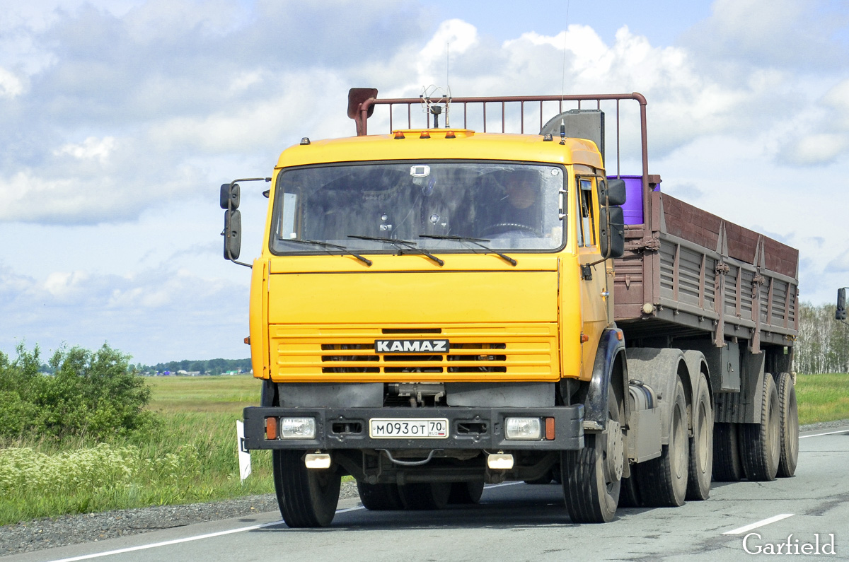 Томская область, № М 093 ОТ 70 — КамАЗ-65116-62