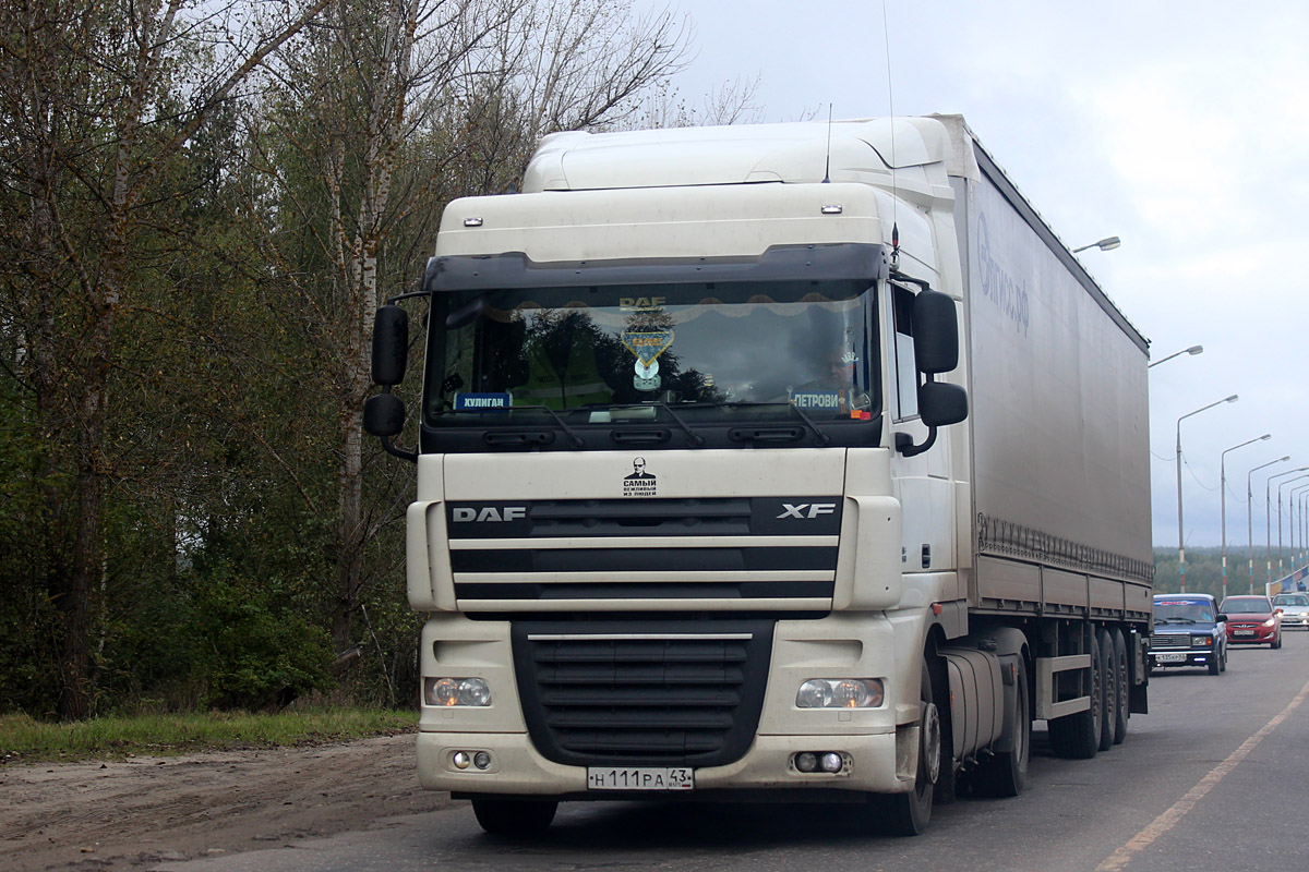 Кировская область, № Н 111 РА 43 — DAF XF105 FT