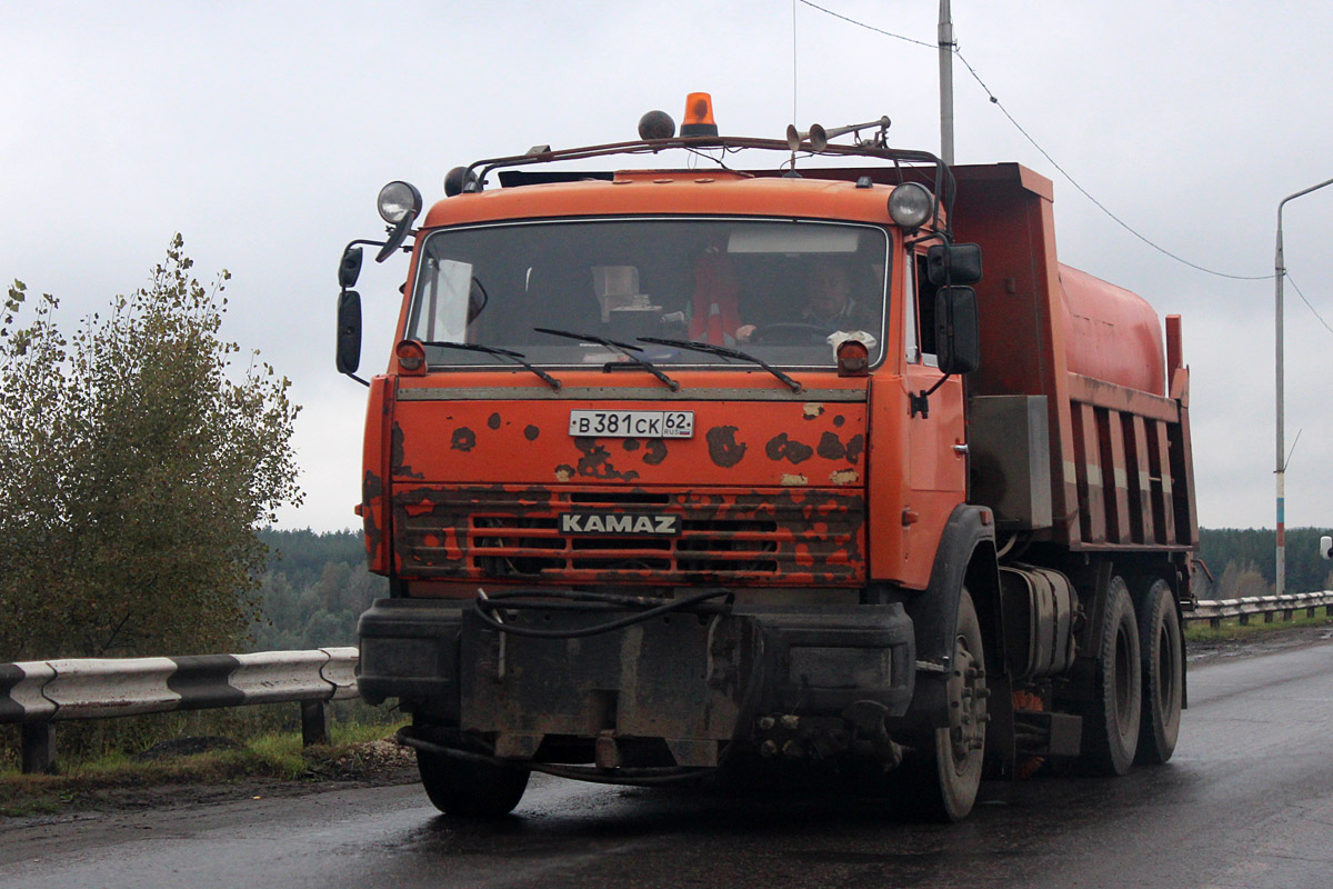 Рязанская область, № В 381 СК 62 — КамАЗ-65115-62