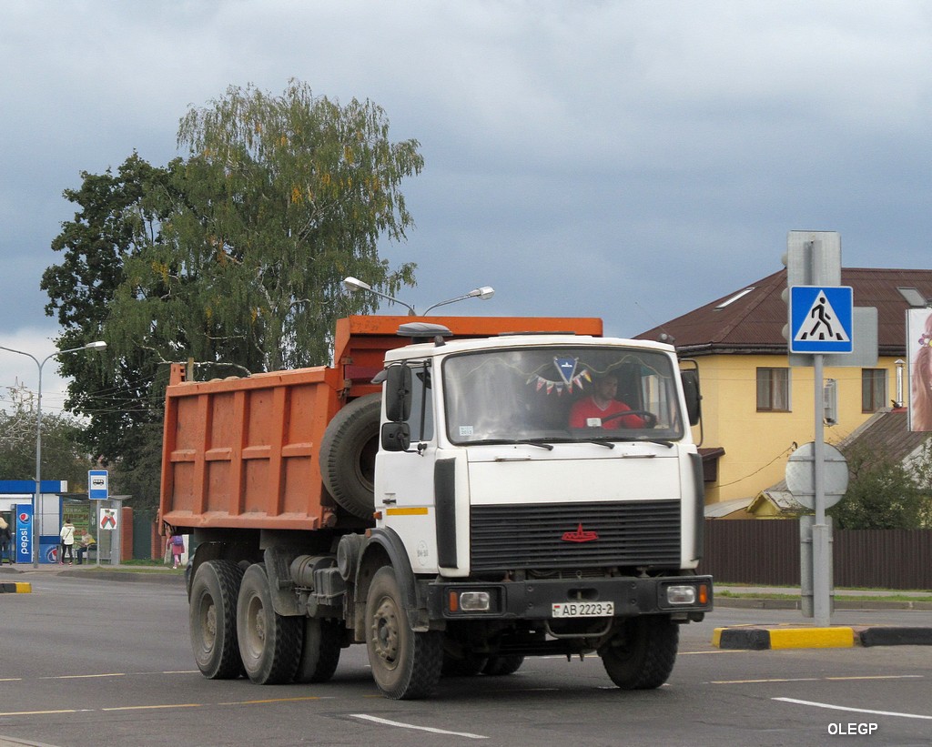 Витебская область, № АВ 2223-2 — МАЗ-5516 (общая модель)