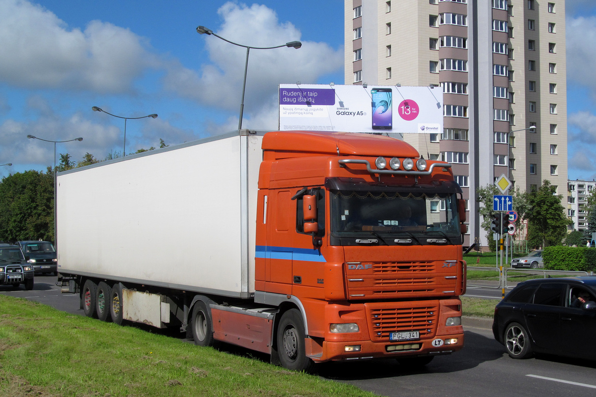 Литва, № FGL 341 — DAF XF95 FT