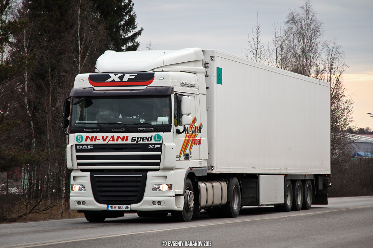 Северная Македония, № NE 1800 AB — DAF XF105 FT