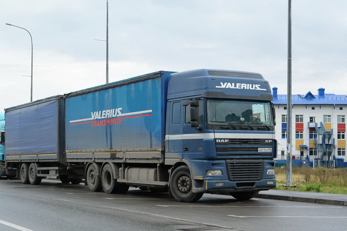 Ханты-Мансийский автоном.округ, № А 671 СО 196 — DAF XF95 FAR