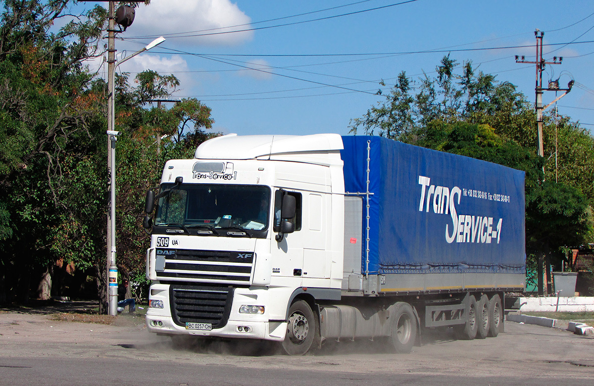 Львовская область, № 509 — DAF XF105 FT