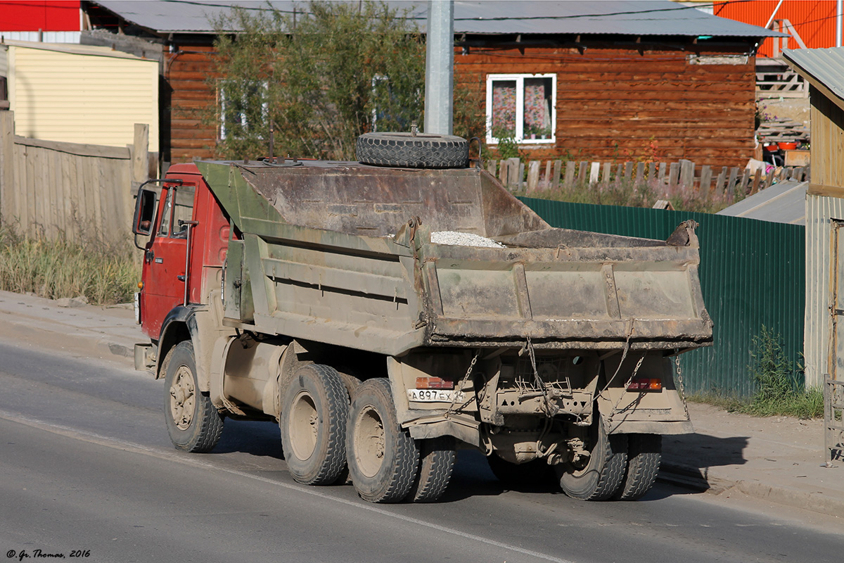 Саха (Якутия), № А 897 ЕХ 14 — КамАЗ-55111 [551110]