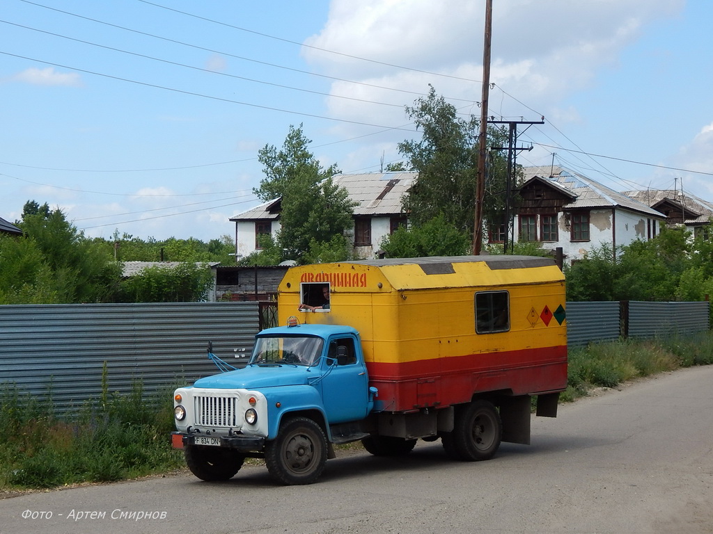 Восточно-Казахстанская область, № F 834 DN — ГАЗ-53-12