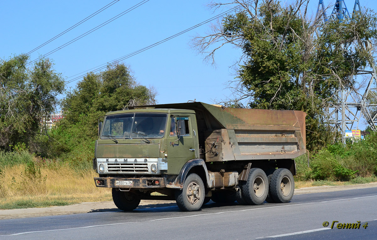 Волгоградская область, № М 550 ТА 34 — КамАЗ-55111 [551110]