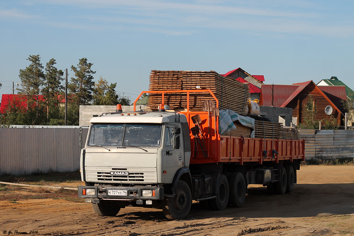 Саха (Якутия), № Е 727 КЕ 14 — КамАЗ-54115 (общая модель)