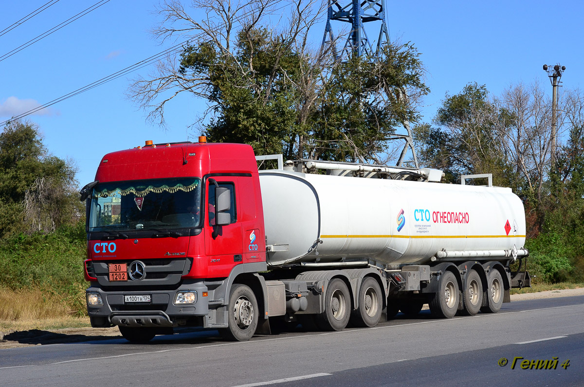 Волгоградская область, № А 100 ТА 134 — Mercedes-Benz Actros '09 2641 [Z9M]