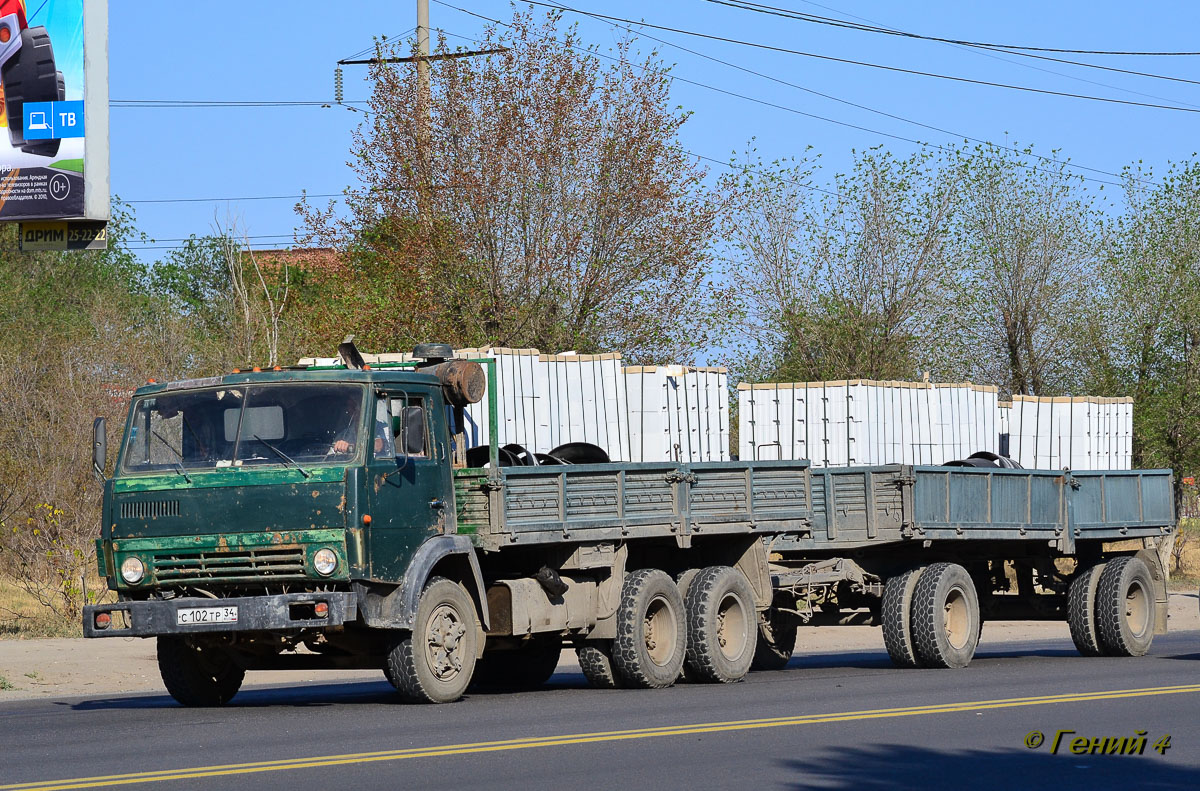 Волгоградская область, № С 102 ТР 34 — КамАЗ-5320