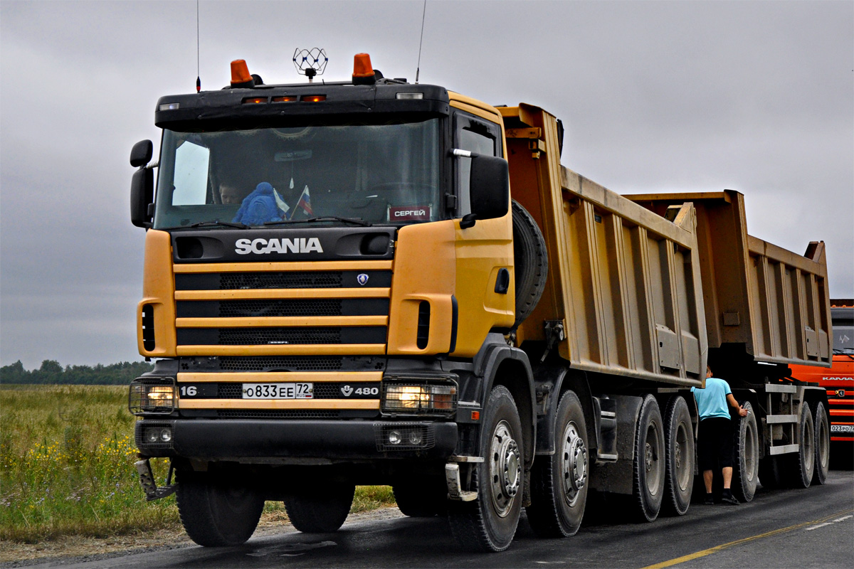 Тюменская область, № О 833 ЕЕ 72 — Scania ('1996) R164G