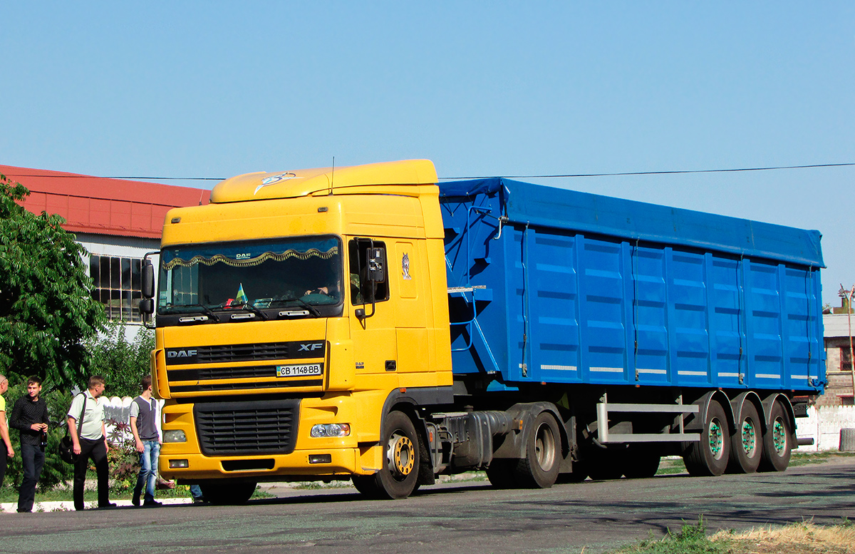 Черниговская область, № СВ 1148 ВВ — DAF XF95 FT