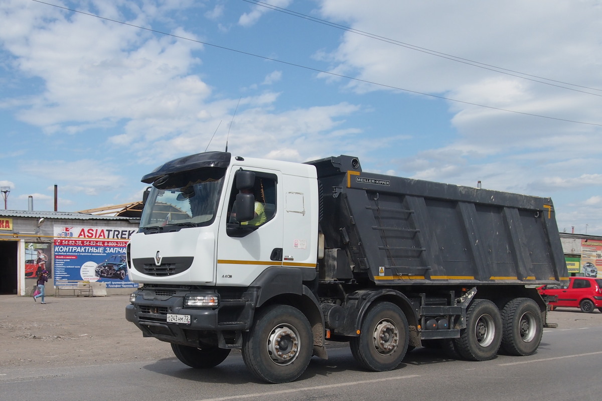 Тюменская область, № О 243 НМ 72 — Renault Kerax