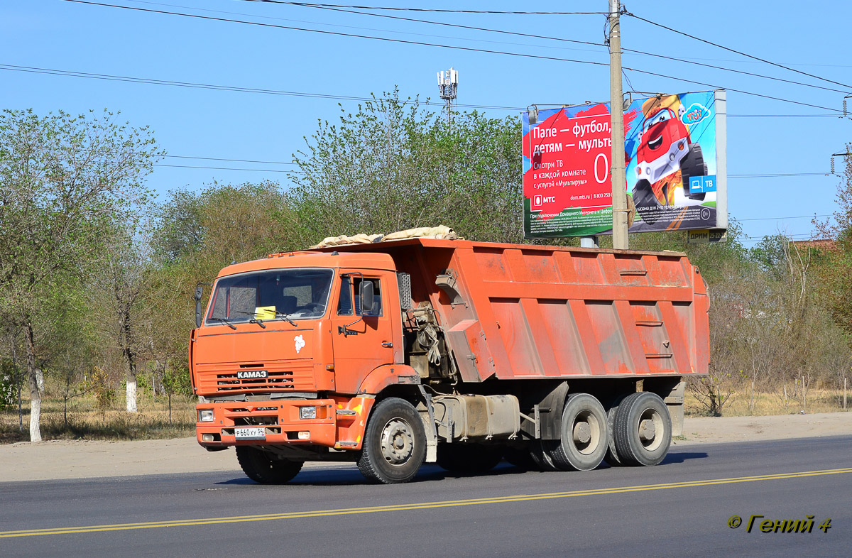 Волгоградская область, № Р 660 ХУ 34 — КамАЗ-6520-06 [65200F]