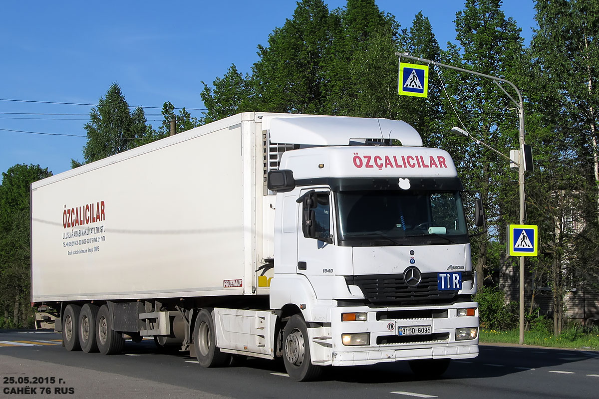 Турция, № 31 D 6095 — Mercedes-Benz Axor 1840