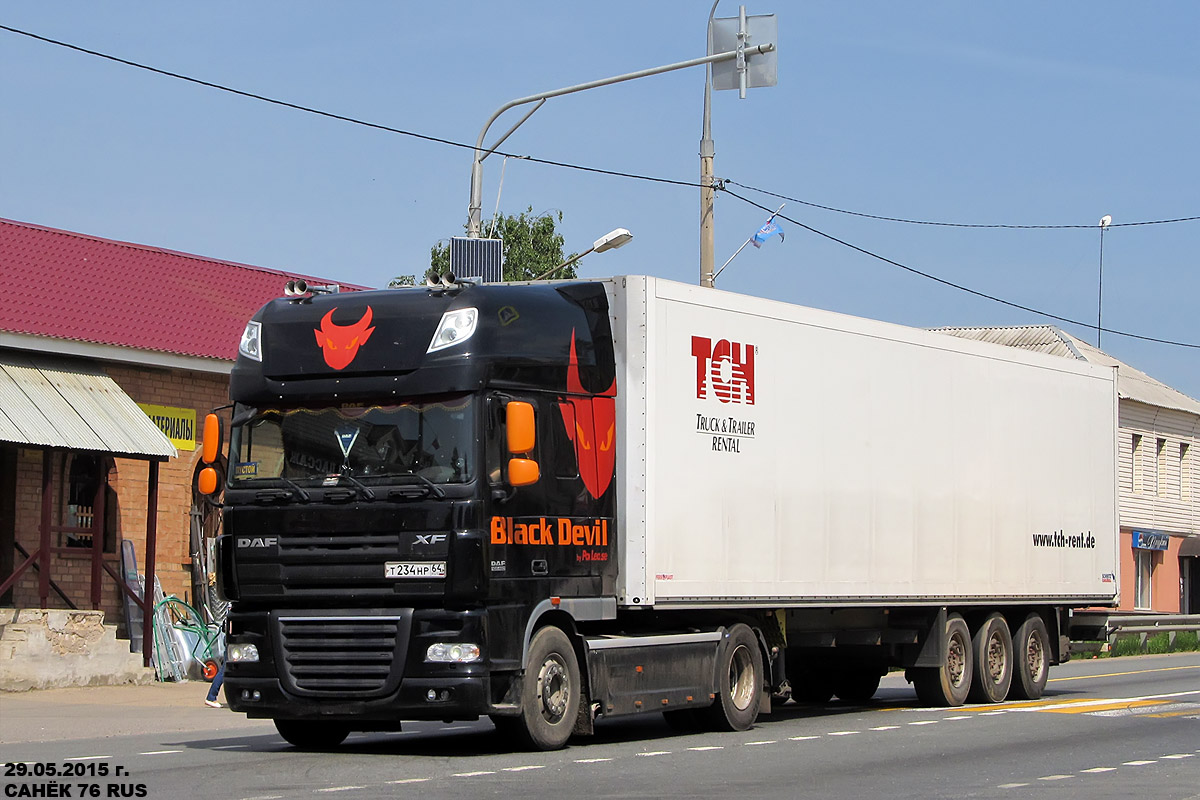 Саратовская область, № Т 234 НР 64 — DAF XF105 FT