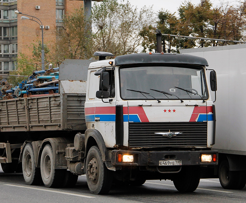 Московская область, № Е 469 УЕ 190 — МАЗ-6422 (общая модель)