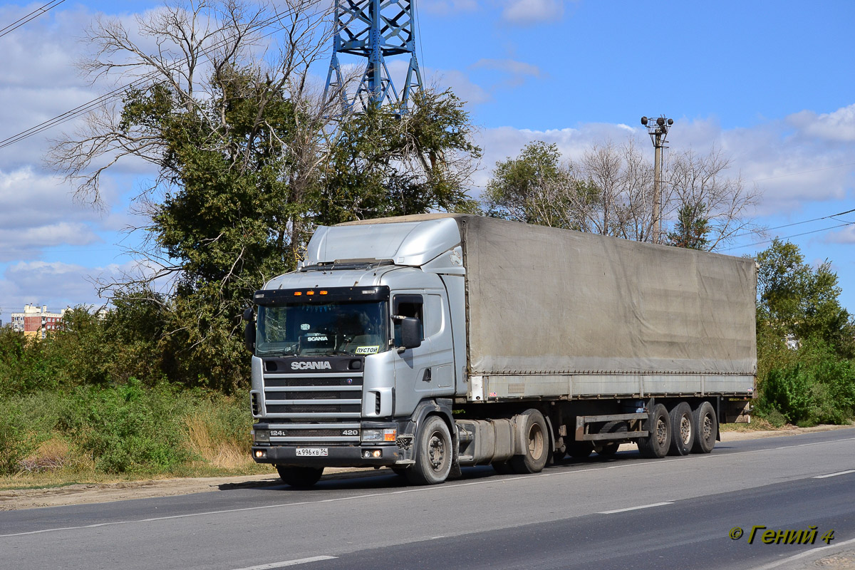 Волгоградская область, № А 996 КВ 34 — Scania ('1996) R124L