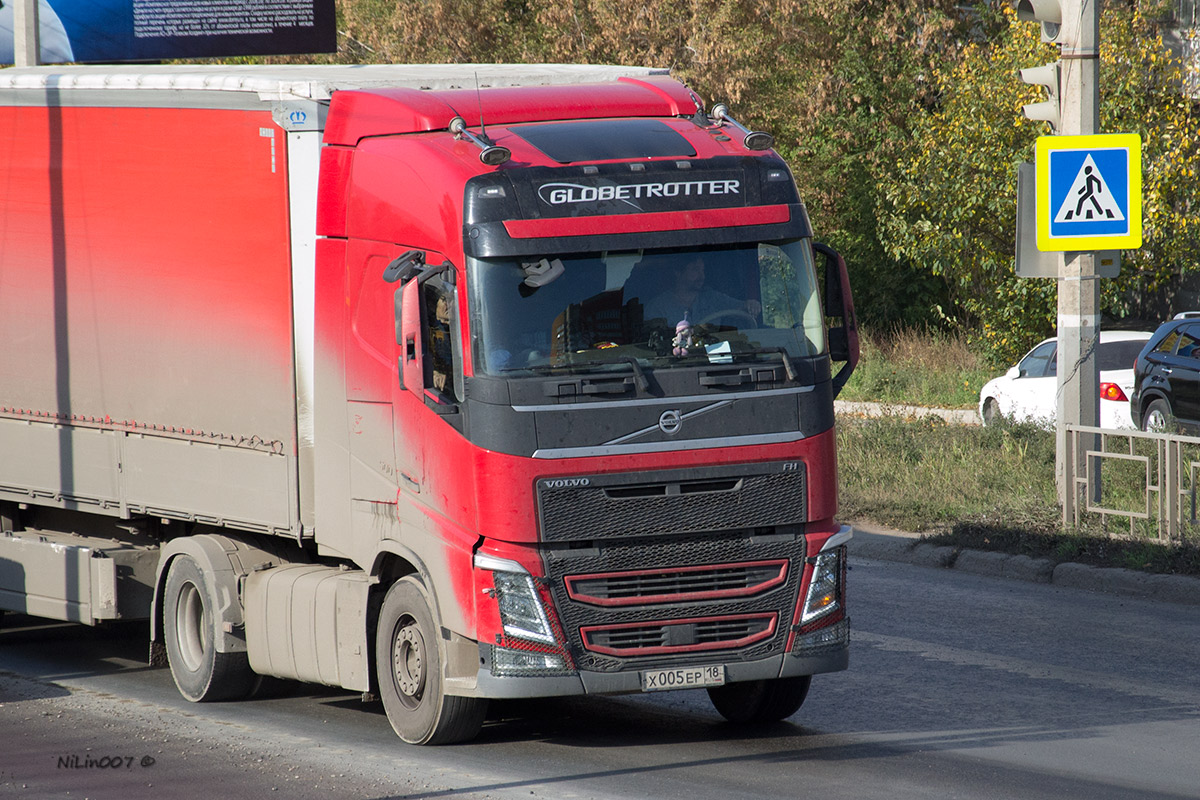 Удмуртия, № Х 005 ЕР 18 — Volvo ('2012) FH.500